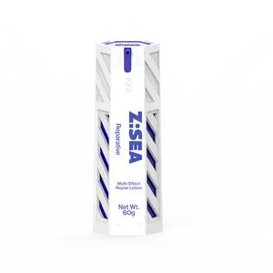 Z:SEA All-in-One Men's Face Lotion - Oil-Free Acne Treatment, Blemish Control & Skin Repair - Lightweight Non-Greasy Formula - 60g - Clear