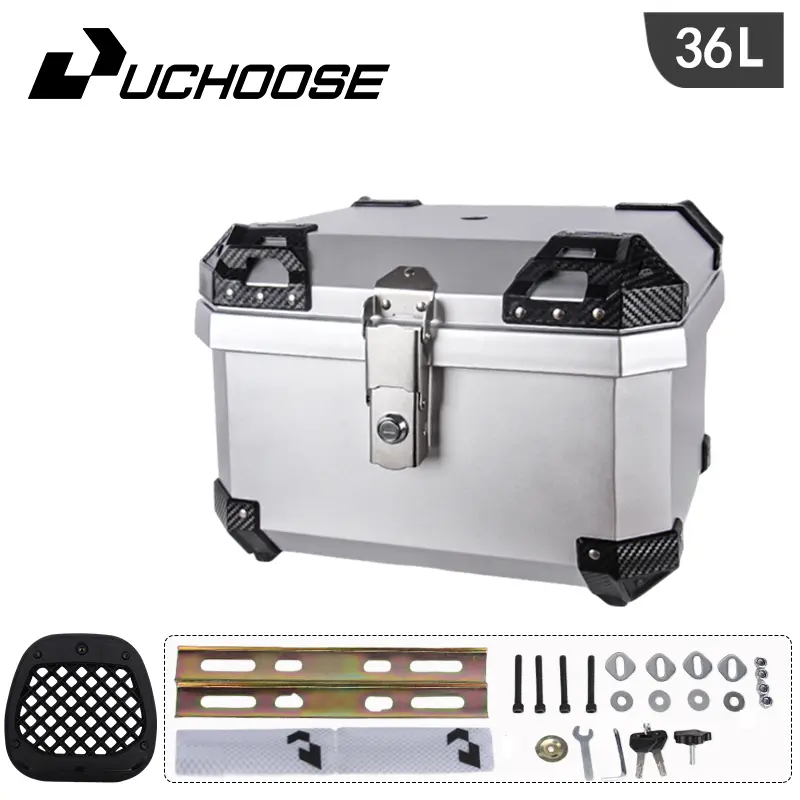 36L-Silver Square Box