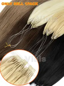 30g, 50pcs Generation Feather Human Hair Extensions, Real Human Straight Hair, 12/16/20 Inch, Invisible Natural Secure, Suitable for Salon Use