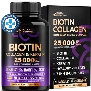 Biotin Collagen and keratin Fitness Supplement Healthcare Dietary Beauty Colagen vitamin