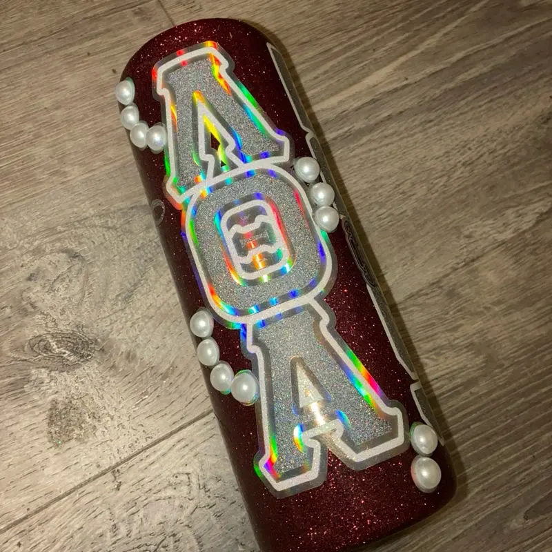 Lambda Theta Alpha pearl 20oz tumbler