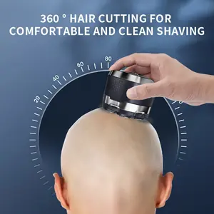 Magnetic floating design, 7-head shaver, wet & dry use, IPX7 waterproof, whole-body waterproof, painless hair removal for multiple body areas, fast charging, portable travel set