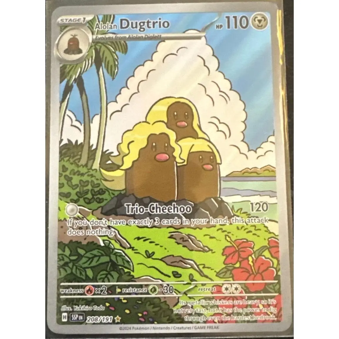 Alolan Dugtrio – Pokémon TCG Card – 208/191 – Rare