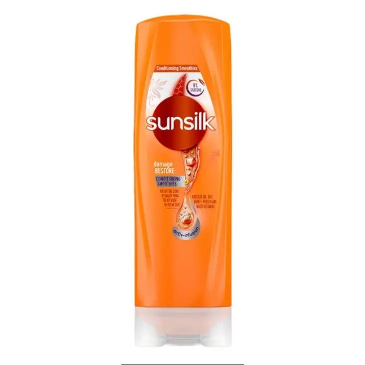 Sunsilk Damage Restore Hair Conditioner with Keratin, Daily Use for Smooth Hair & Pleasant Scent, 300ml