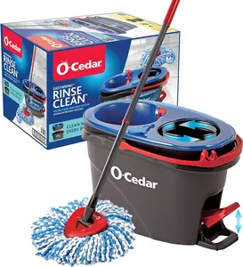 EasyWring RinseClean Spin Mop and Bucket System, Hands-Free System