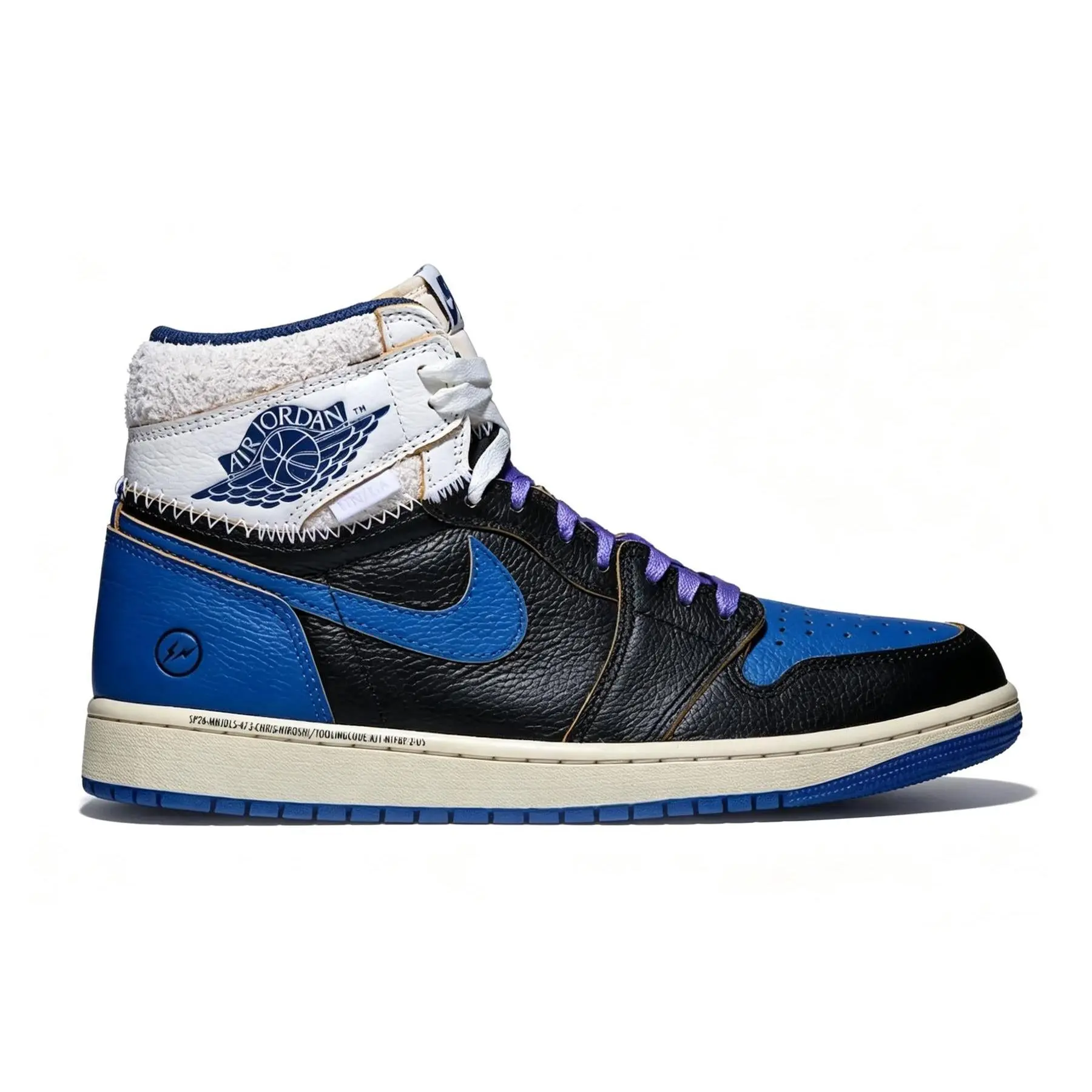 Jordan 1 Retro High OG SP Fragment x Union LA Sport Royal Men's IO7847-001 New Sneakers
