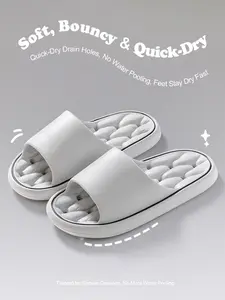 Unisex Hollow-Out Slippers - Lightweight Slippers, Soft Comfort, Non-Slip for Bathroom, All-Season Indoor & Outdoor Wear, Casual Home Slippers, Slipper Shoes