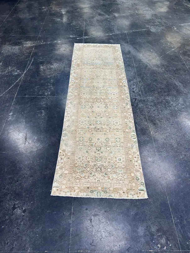 Turkish Vintage Rug 3' x 9'7" #24439