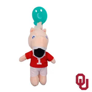 GAMEZIES University of Oklahoma Boomer Sooner Plush Toy - Official Mascot Conestoga Wagon Pulling Ponies - 1964 Introduced Spirit Squad Cared For