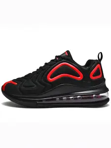 Men's Cushioned Running Shoes, Comfortable Breathable Non-Slip Shock Absorption, Mesh Upper, Casual Trendy Sneakers for Spring & Fall, Athletic Shoes, running sports footwear, Sporty Running Shoes, shoe for runners