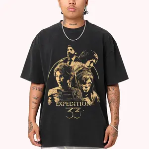 Expedition 33 Clair Obscur Graphic T Shirt Inspired By RPG Adventure Culture HY3058
