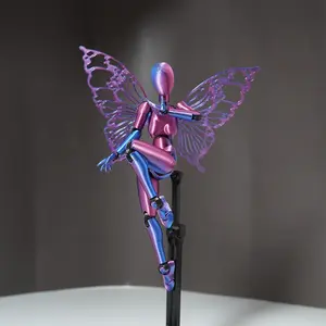 Elegant Bjd Body Model with Fairy Wings, Full Jointed Art Doll, Perfect Gift for Collectors & Hobbyists, Ideal for Dance & Painting, Articulated Figures