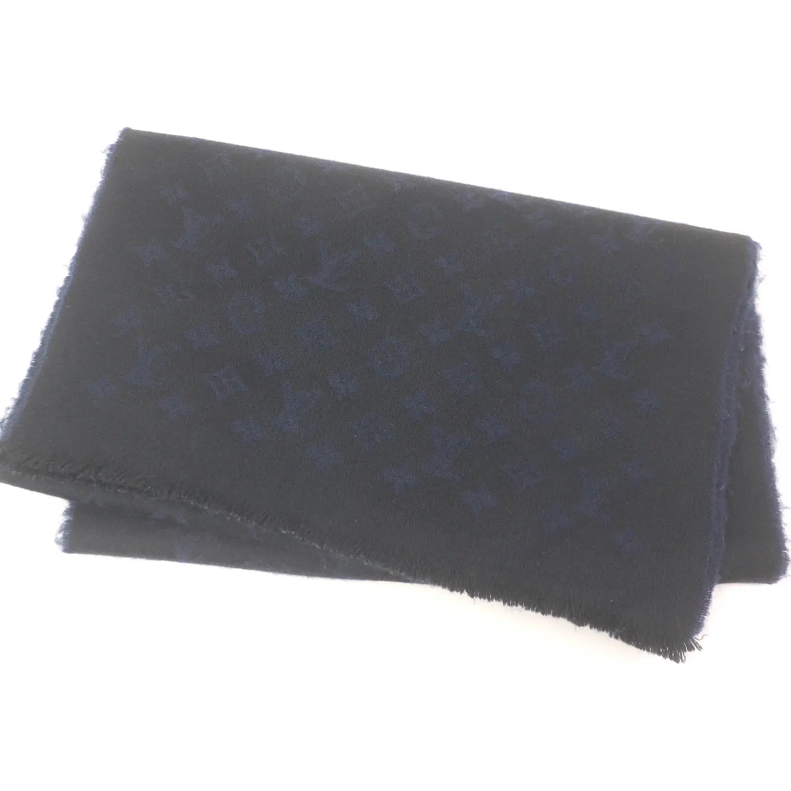 Pre-owned Louis Vuitton Cashmere Small Leather Goods Monogram Scarf