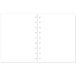 Planner Insert Refills Discbound 60 Sheets 120gsm 80lb 5.8x8.3in (Ruled,  Classic)