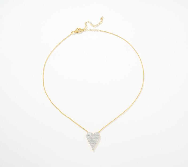 JEN by Jennifer Miller Lab Grown Diamond 1.50ct Heart Necklace