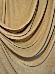 Gold Champagne Spandex Lurex Knit