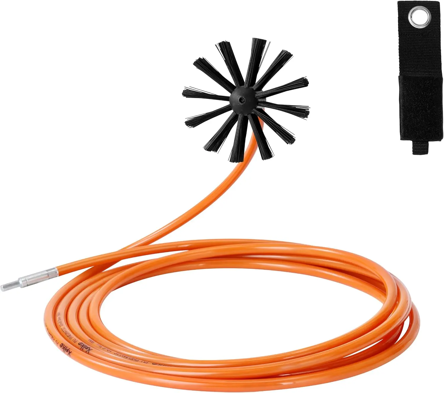 17FT One-Piece Flexshaft Dryer Vent Cleaner Kit | Drill Powered Dryer Duct Cleaning Brush, Heavy Duty Lint Remover Tool