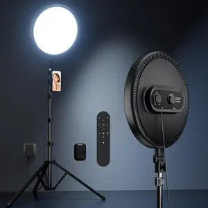 Ring Light with 72" Tripod Stand and Phone Holder, 6500K Full-Screen Selfie Ring Light for Makeup Barber Video Recording, Photography Lighting, Ring Light Tripod for  Phone with Remote