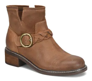 Sofft Suede Braided Ankle Boot - Miley