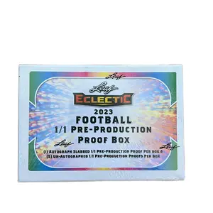 2023 Leaf Eclectic Football 1/1 Hobby Box - 1 Autographed Slabbed 1/1 Proof & 5 Non-Autographed 1/1 Proof