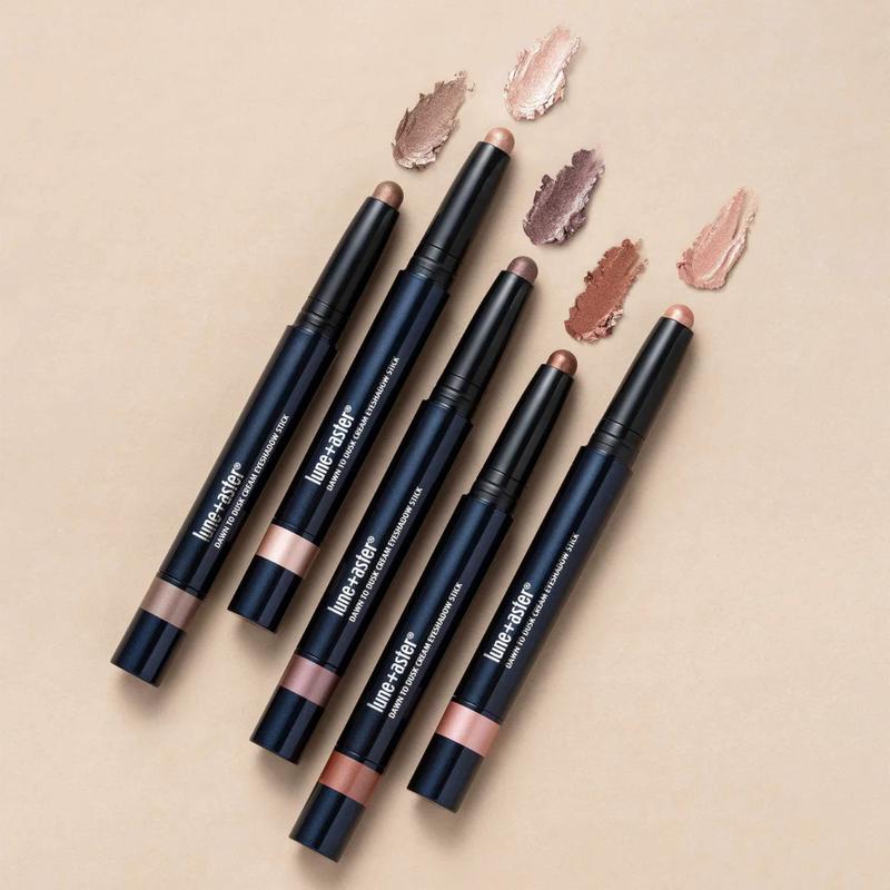 Bluemercury lune+aster Dawn to Dusk Cream Eyeshadow Stick, Frosted Blush, Shimmer Eyeshadow Highly Pigmented Palette Makeup