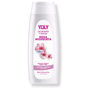 Yoly Body Wash with Rosehip, Gentle Daily Cleanser, 25.3 fl oz