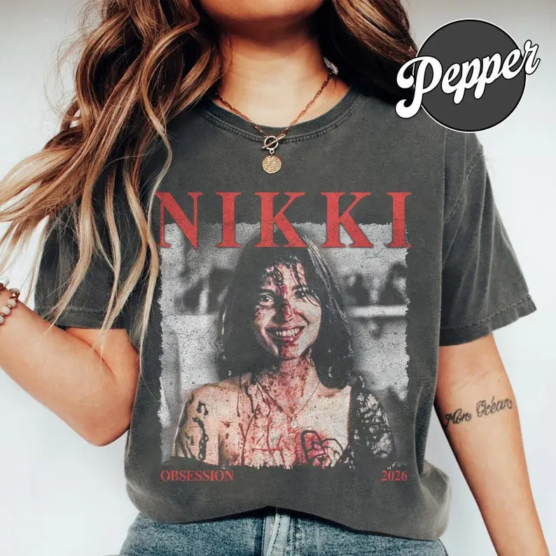 Nikki Freeman Obsession Unisex Tee - Obsession Unisex Shirt For Fan, Bear Obsession Retro Shirt, Nikki Tee, Horror Movie Series Merch