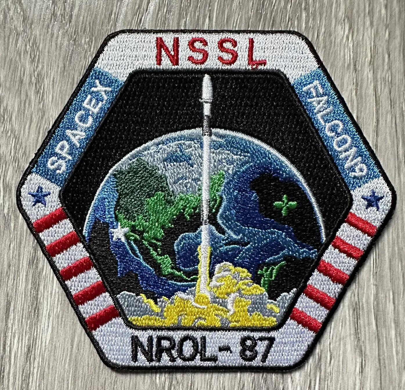 Original SPACEX NROL 87 NSSL USAF- FALCON 9 MISSION Patch NASA 3.5