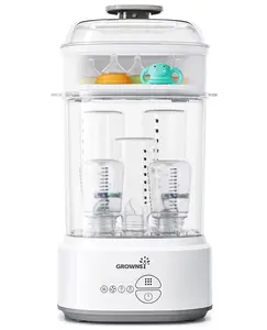 #SummerVibes Grownsy Bottle Sterilizer and Dryer, Compact Electric Steam Baby Bottle Sterilizer, Bottle Sanitizer for Baby Bottles, Pacifiers, Pump Parts，Baby Product bottle washer./916