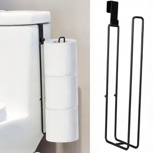Modern Bathroom Decor Wall-Mounted Luxury Toilet Paper Holder, Non-Slip Bathroom Tissue Roll Stand, Kitchen Paper Towel Storage Hook, Indoor Stair Treads Mount, Toothbrush Holder, High-Pressure Silicone Plunger tiktokshopspringglowup,summervibes