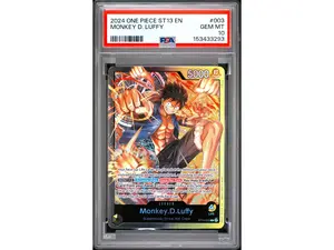 2024 One Piece Ultra Deck the Three Brothers Monkey D. Luffy #ST13-003 PSA 10