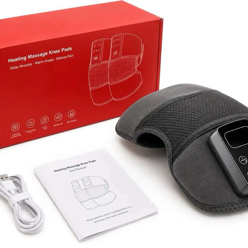 Electric Vibrating Head & Scalp Massager Handheld USB Rechargeable Black for Relaxation and Relief