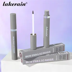 Long-Lasting Brow Stain & Go Masque, 3 Counts Highly Pigmented Eyebrow Tint, Eyebrow Tinting Cream, Smudge-Proof & Transfer-Proof Eyebrow Gel, Buildable & Weightless, for All Skin Types, 3 Shades, Cosmetics