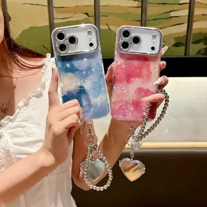 Compatible with  Marble Pattern Phone Case for iPhone 17 Pro Max/16 Pro/ 15 Pro Max/14/ 13/ 12 - Elegant pattern HN926-04