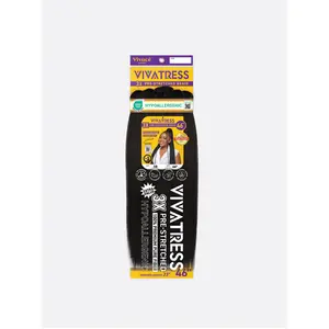VIVATRESS PRE-STRETCHED BRAID 46″ 3X