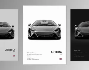 Mclaren Artura Poster Print | Wall Art | Car Photography