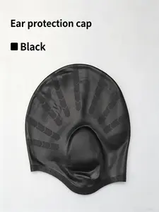 Silicone Ear Protection Swim Cap for Adults, Unisex Swimming Training Hat, Waterproof Large Size, Comfortable Fit, Professional Swimmer Gear