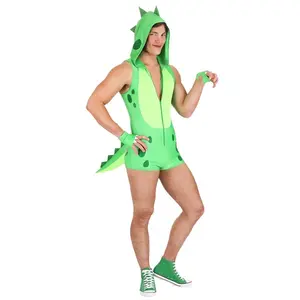 Men's Sexy Dino Costume Romper