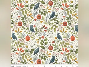Trick or Treat | Foliage Cream by Lisa Audit for Riley Blake Designs | CD15961-CREAM