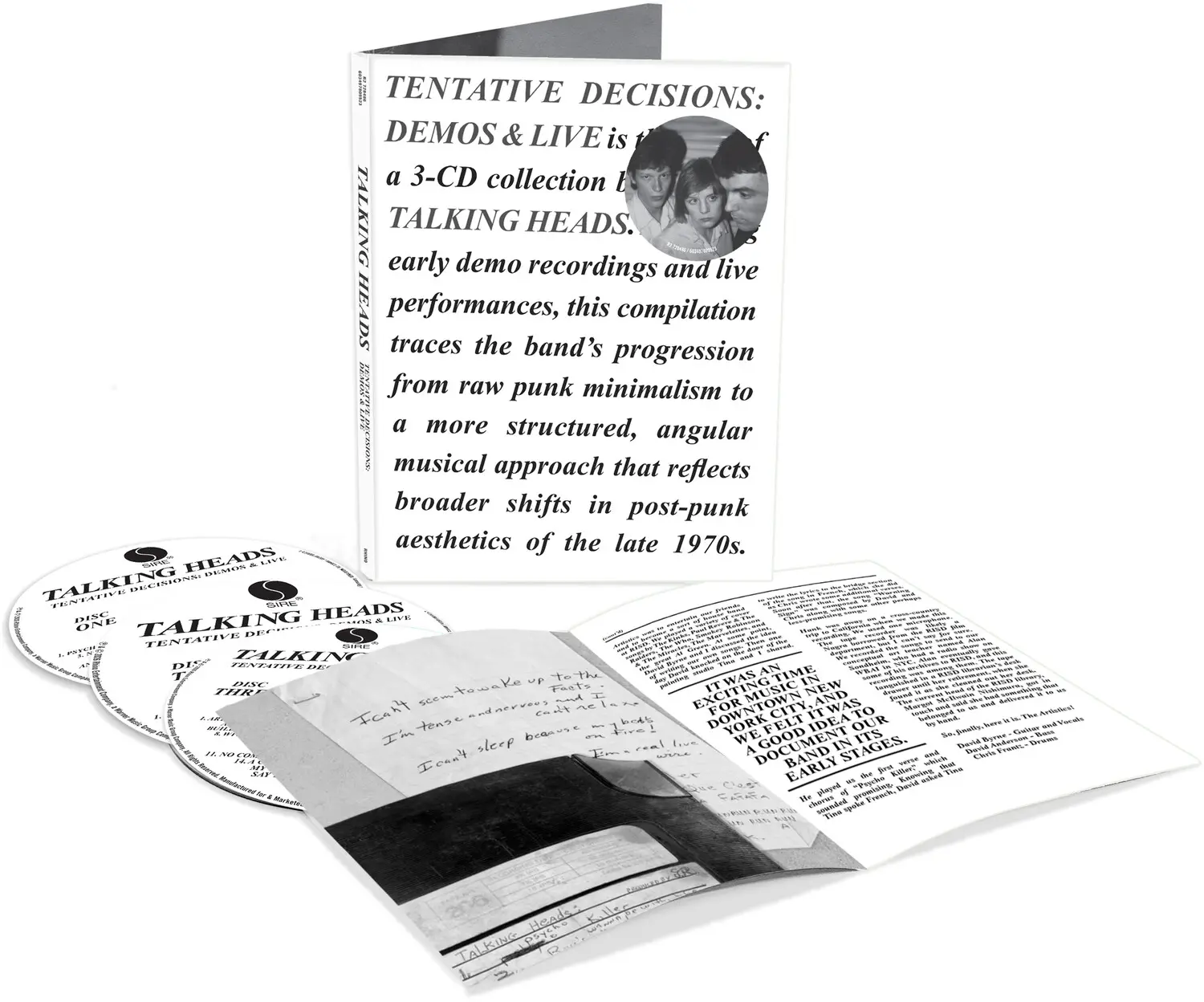 The Talking Heads - Tentative Decisions: Demos & Live  [COMPACT DISC - CD] Digibook