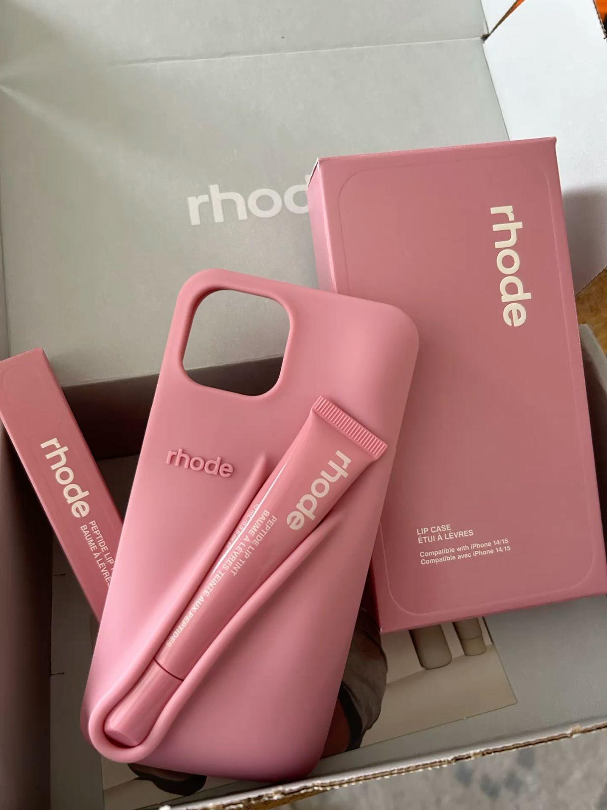 Lipstick and Lip Gloss Phone Case for iPhone 11 12 13 14 15 16 17 Pro Max Plus