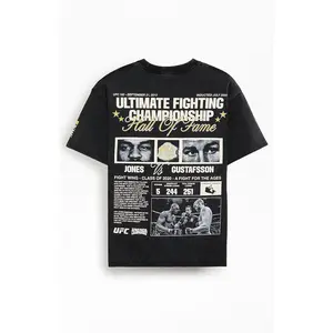 UFC Men's Championship Hall Of Fame Oversized T-Shirt - Multicolor