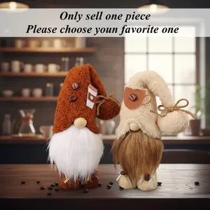 Creative Coffee Bar Decoration, Faceless Rudolph Doll Standee, Window Display Figurine, Unique Cafe Decor, Fun and Quirky Accent