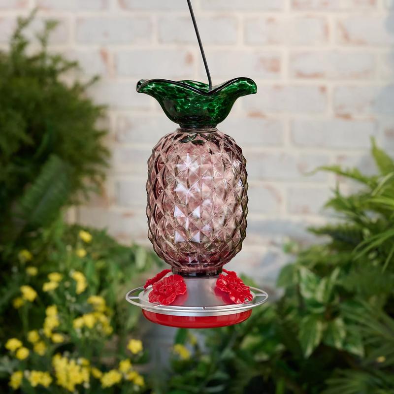 Ultimate Innovations Hummingbird Feeder w/ Moat and Bee Guards