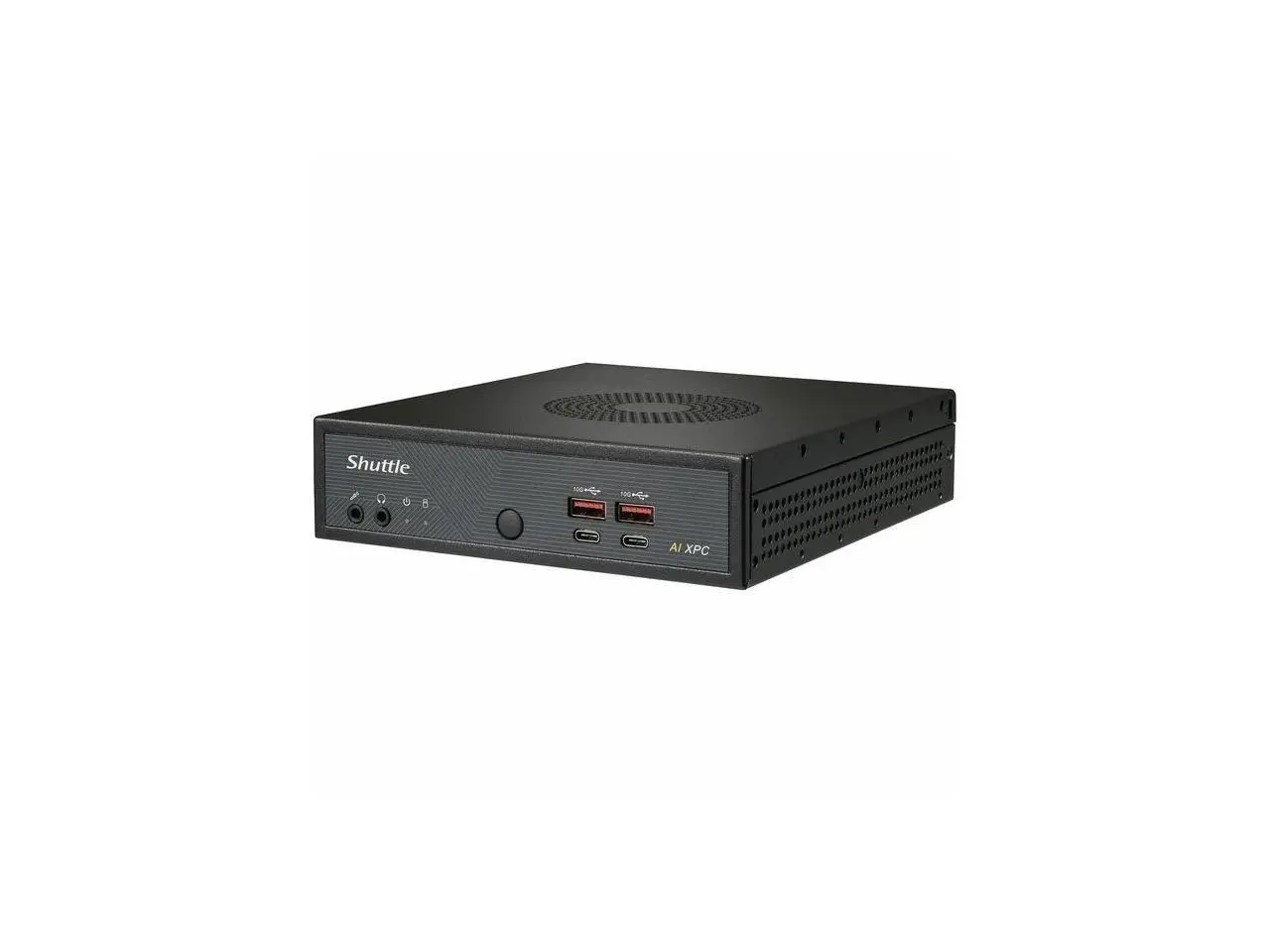 Shuttle XPC slim DN11H5 Barebone Slim PC - Intel Core Ultra 5 125H (1.20 GHz) - 96 GB DDR5 SDRAM DDR5-5600/PC5-44800 Maximum RAM Support - DisplayPort - RJ-45 - 3 M.2 - 2.5 Gigabit Ethernet (DN11H5)