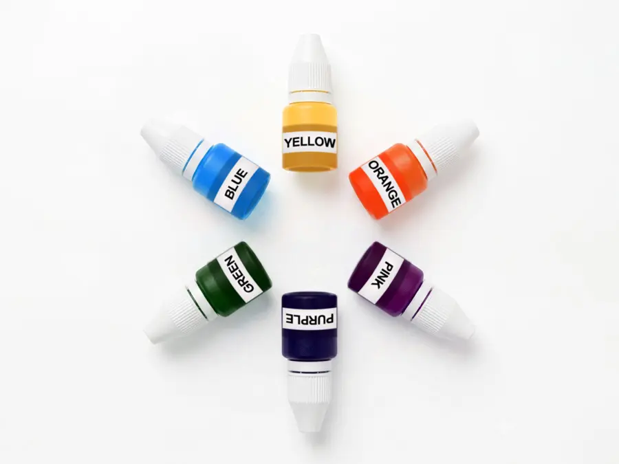 Jingago Premium Refill Ink Set for Self-Inking Stamps, Quick-Drying & Vibrant Ink for Journaling & Office