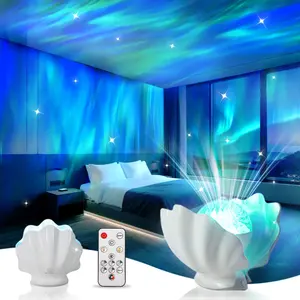 Aurora Projection Lamp with Night Light, Remote Control, Atmosphere Light, Bedroom Nebula Lamp, Cute Room Decor, Perfect Gift for Friends or Lovers, Ideal for Dorms