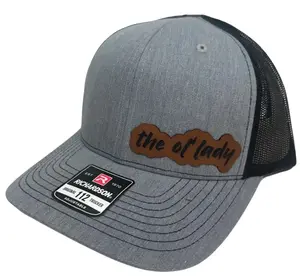 The Ol' Lady Is psycHOTic Leather Patch Hat Richardson 112 & Yupoong Snapback