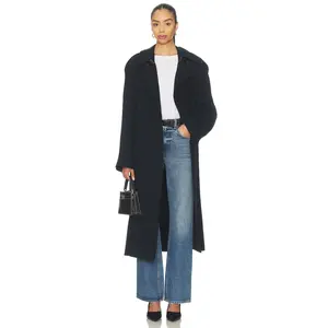 EAVES Lumi Trench Coat in Black
