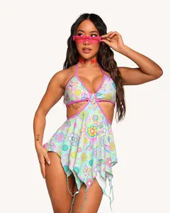 Rolita Couture x iHR Groove Garden Pixie Baby Doll Dress